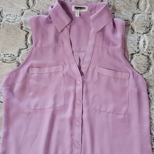 Express lavender loose top
